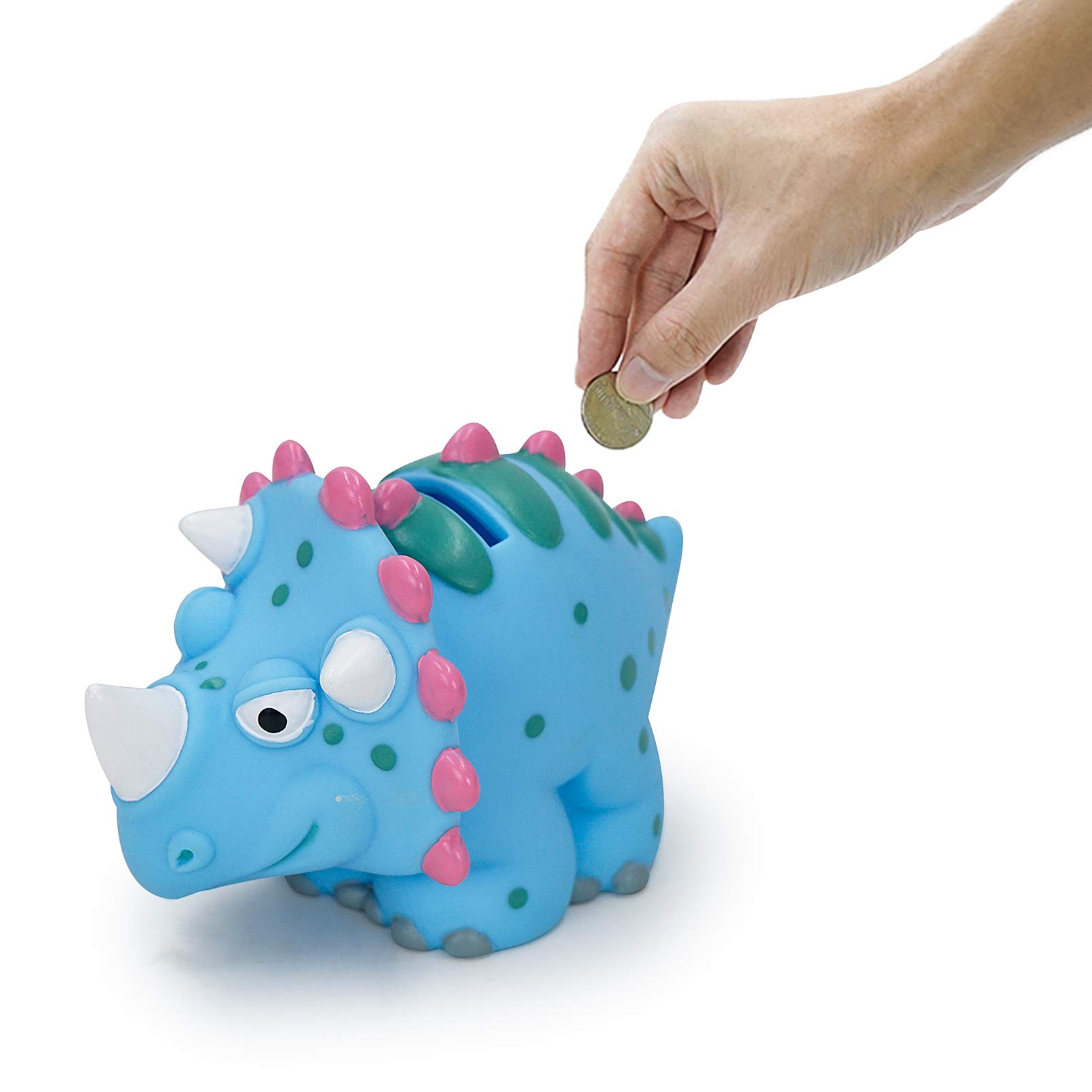 Amazon.com : DreamsEden Dinosaur Piggy Bank for Adults, Unbreakble Plastic Dino  Coin Bank for Men and Women : Toys & Games
