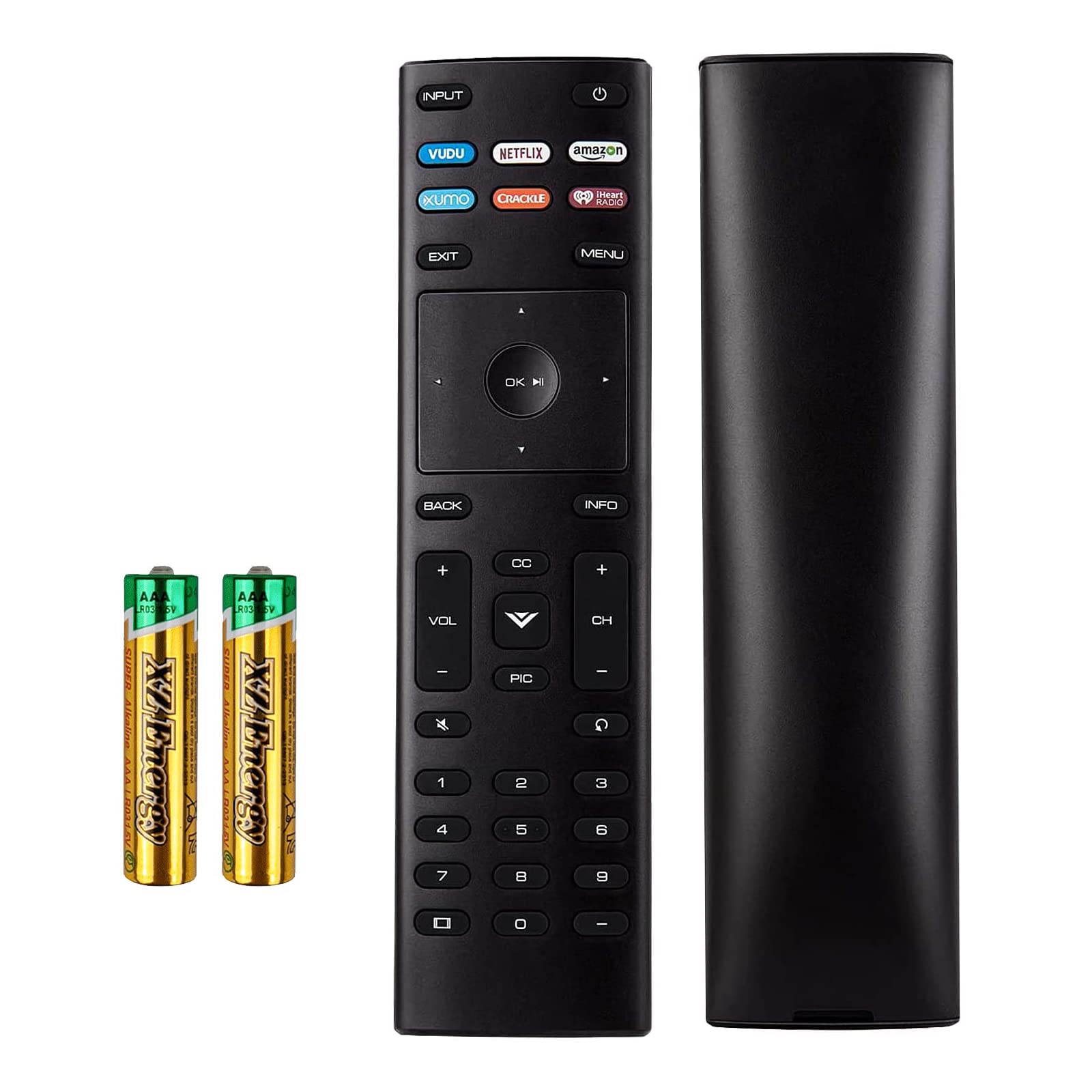 XRT136 Universal Replacement Remote Control for Vizio 24" to 85" Smart TV, Remote for All Vizio Smart TV D-Series E-Series M-Series P-Series V-Series Include Batteries