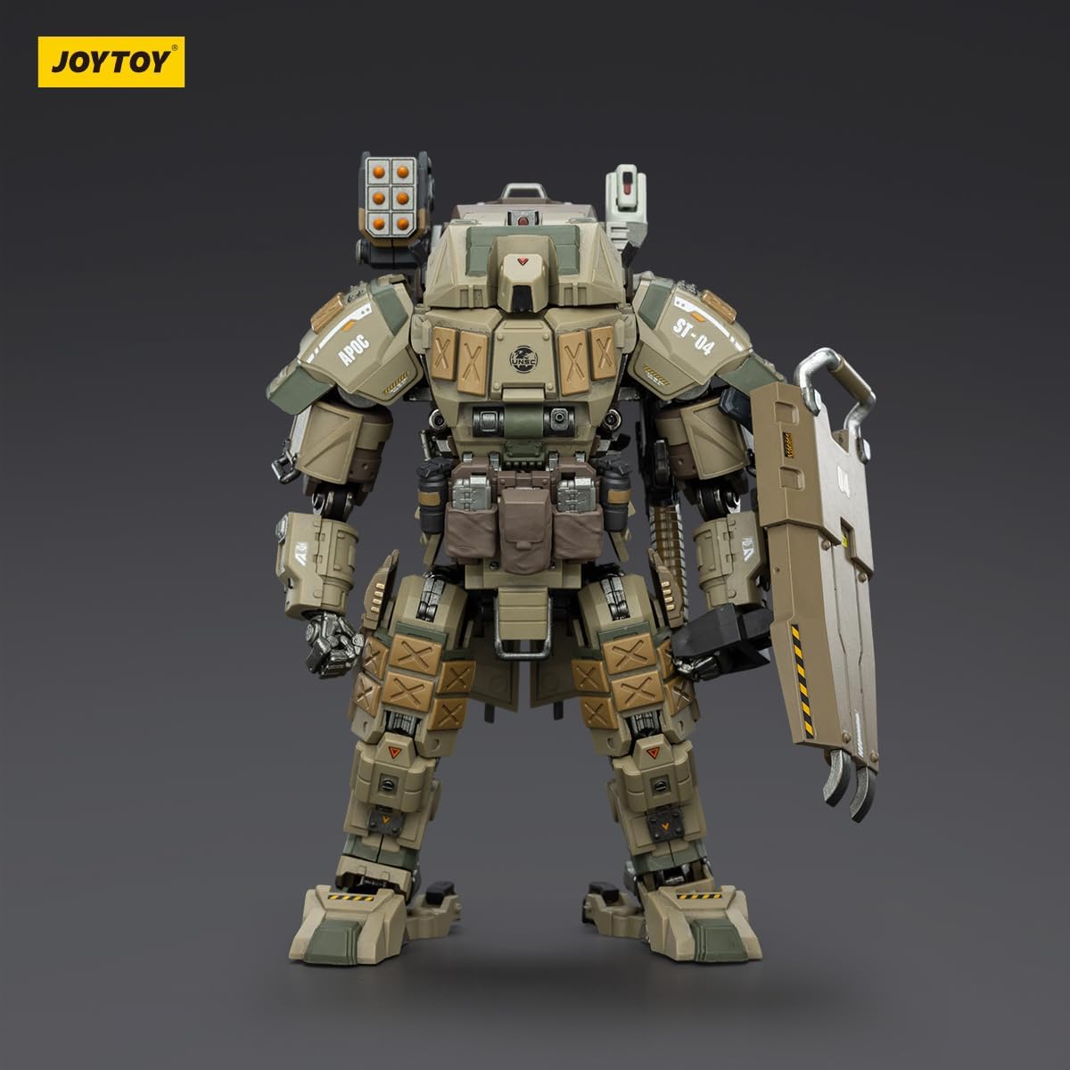 JOYTOY 1/25 Action Figures Mech - Battle for The Stars APOC Series Iron Vanguard Heavy Assault Mech - 6‘’,Highly Posable Collectible Model Ages 15+