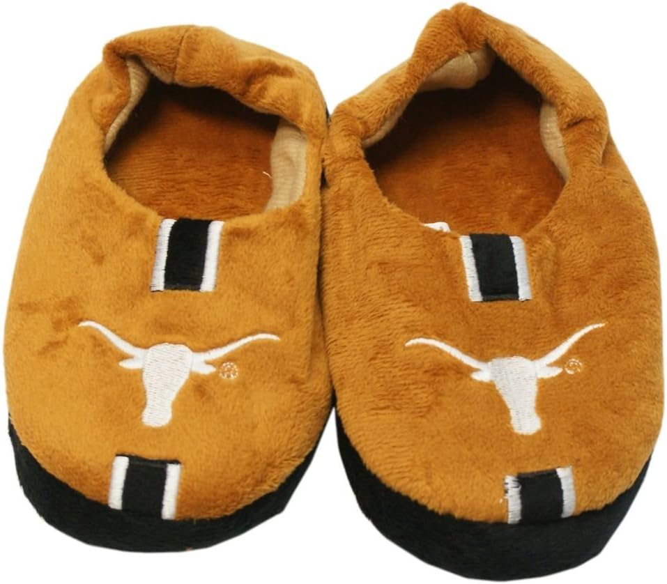 FOCO Forever Collectibles NCAA Texas Longhorns SlippersSlippers, Team Colors, One Size