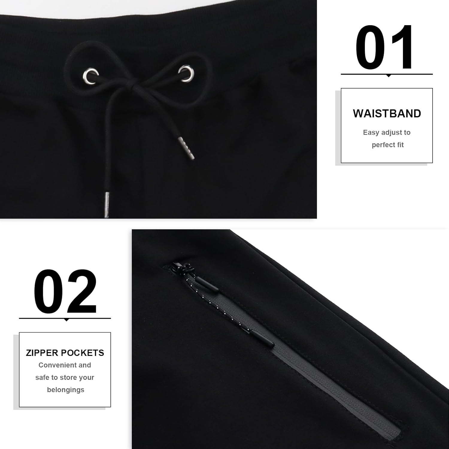 PIDOGYM Men's 5" Gym Workout Shorts,Fitted Jogging Short Pants for Bodybuilding Running Training with Zipper Pockets - Image 4