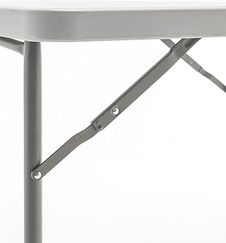 Miniatura 9 de BTEXPERT Tarjeta plegable portátil, mesa cuadrada de plástico de 34 pulgadas, 4 sillas para adultos para juegos de mesa, noches de reuniones,