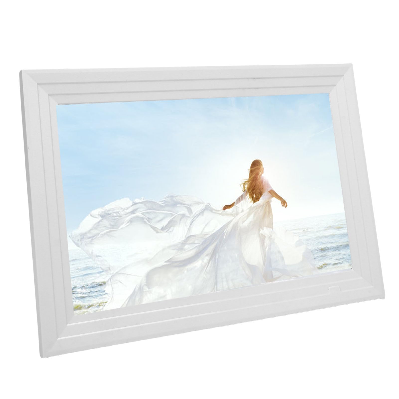 Sonew Cornice Digitale da 10. Pollici Cornice per Foto Digitale con Rotazione Automatica con Memoria WiFi da 32 GB per la Condivisione dell'APP Uhale Regalo Display Domestico