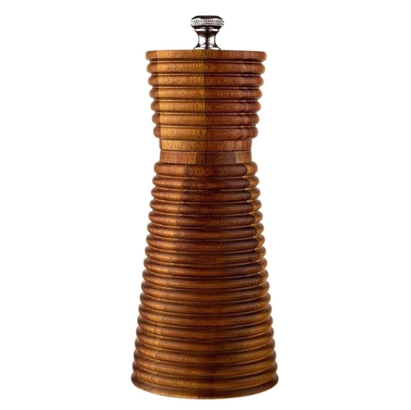 Mühle Für Salz Pfeffer 6-Zoll-Pfeffermühle Aus Akazienholz, Grobes Salz, Pfeffer, Pulver, Mahlen, Gewürzflasche Gewürzmühlen Küche(2pcs)