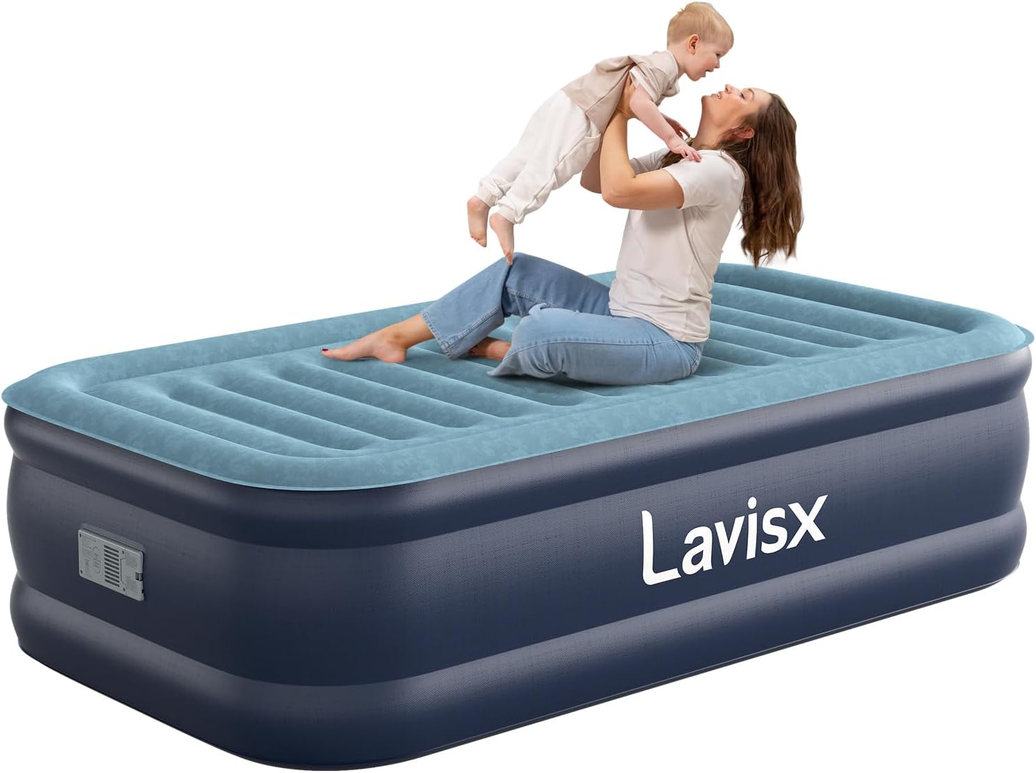 Deflation Inflatable Amazon.com: VOSSER Twin Air Mattress with Built-in Pump,Fast & Easy ...
