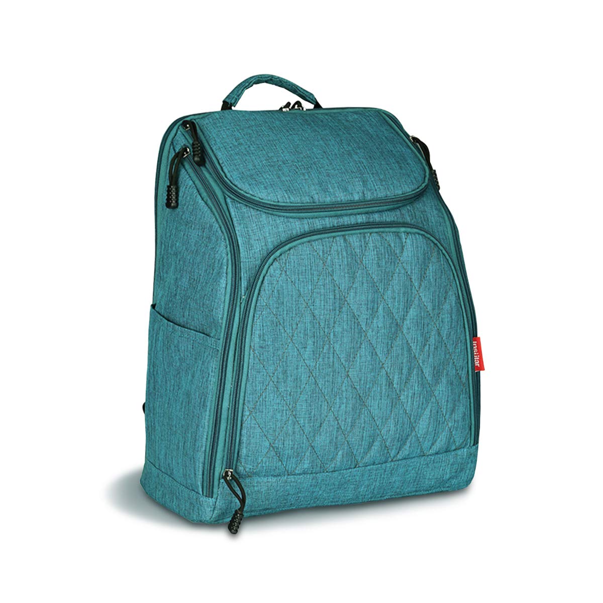 SONARIN Multifunzione Zaino Fasciatoio Bambino per Pannolini con Fasciatoio e Fascia per Passeggino,Grande Capacità,Organizer per Zaino da Viaggio,Impermeabile, Grande Apertura Sul Retro(Verde)