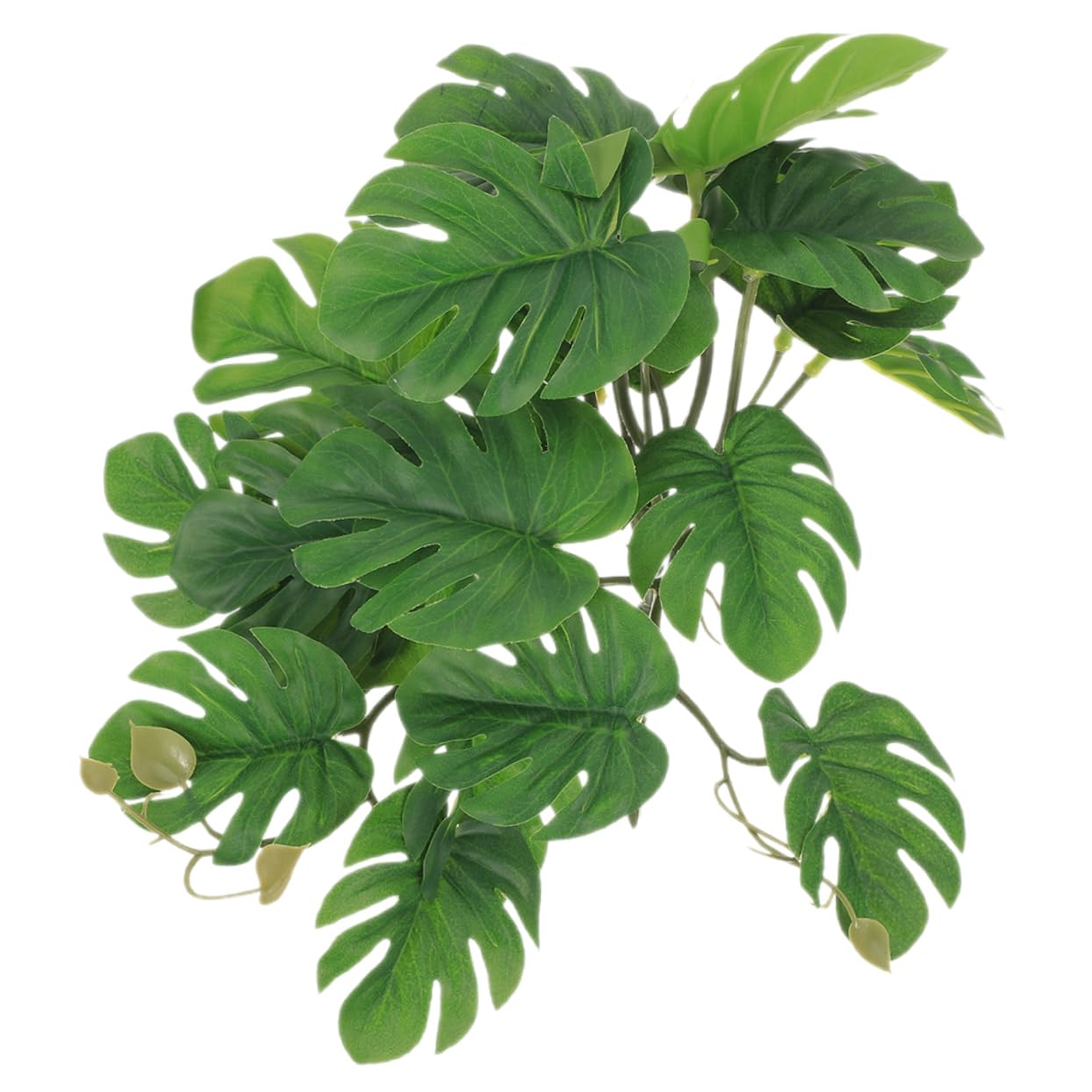 Abaodam Terrarium Decor Realistic Reptile Plant Fake Aquarium Plants Gecko Climbing Decor Indoor