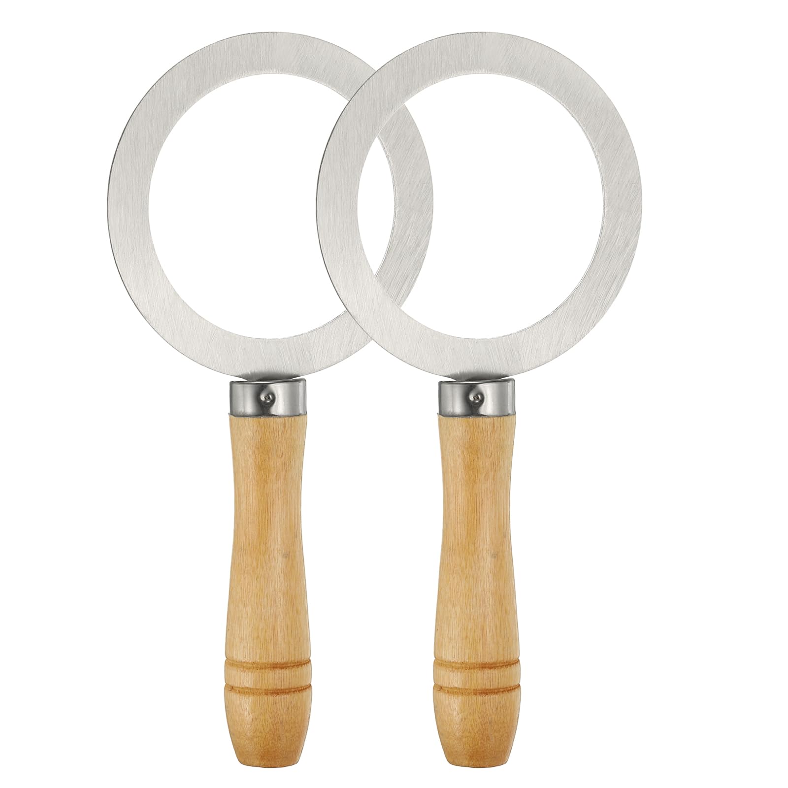 Anillos para hornear de 95 mm en acero inoxidable para proteger tazas de café y té con leche