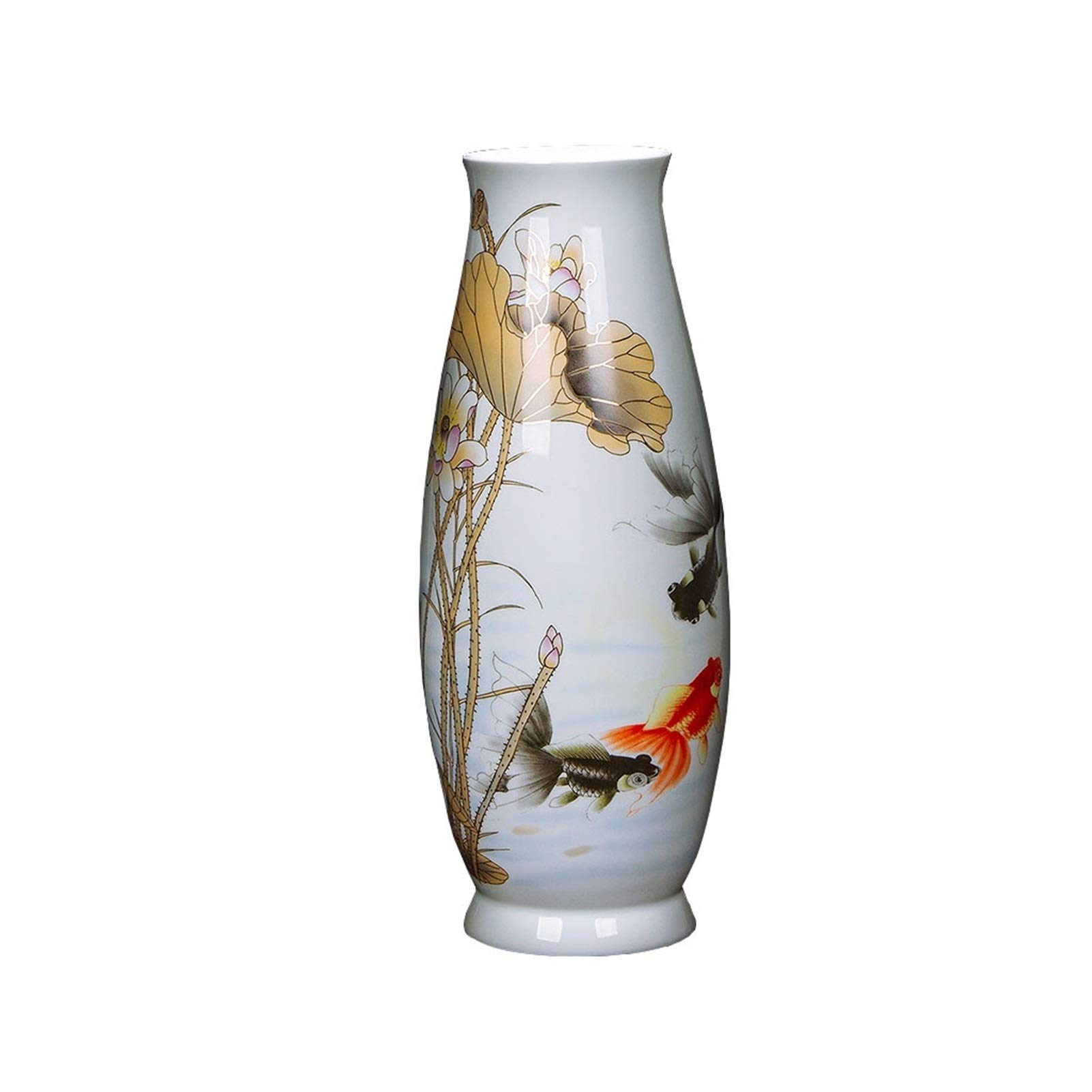 asdchZen Flower Vase Table Flowers Vase Chinese Ceramic Countertop Vase Living Room Flower Arrangement Large Modern Minimalist Home Tv Cabinet Vase Decoration Decorative Vases For Home,B