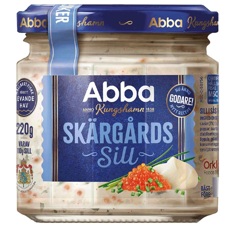 Abba Skargardssill | Traditional Creamy Swedish Herring In Roe | ...