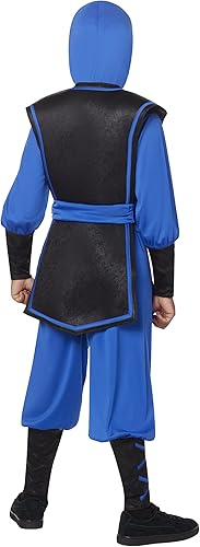 Miniatura 2 de Spirit Halloween Disfraz de Ninja Ultimate Azul para Niños  Completo con Accesorios