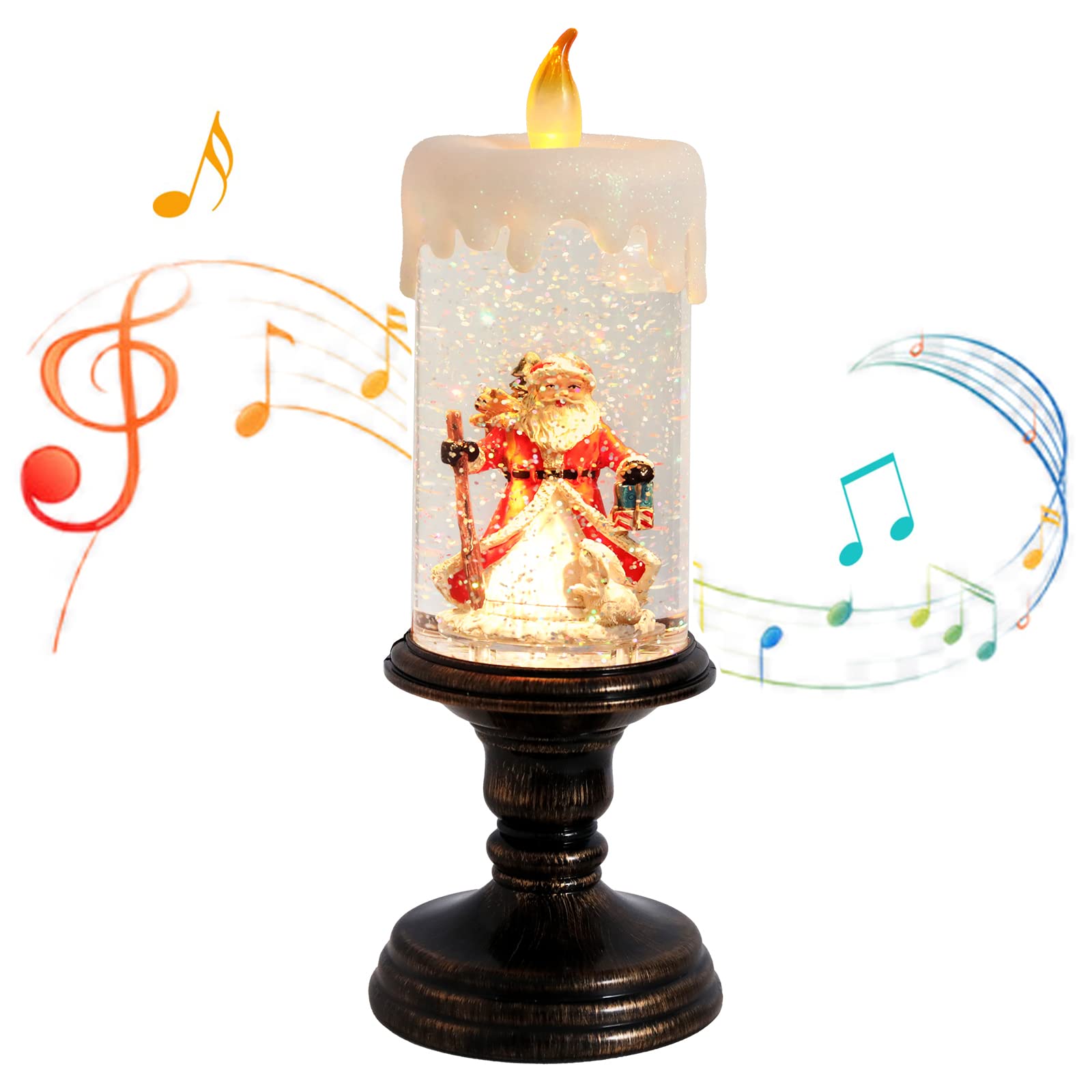 Afirst Green Christmas Candle Lighting Decoration