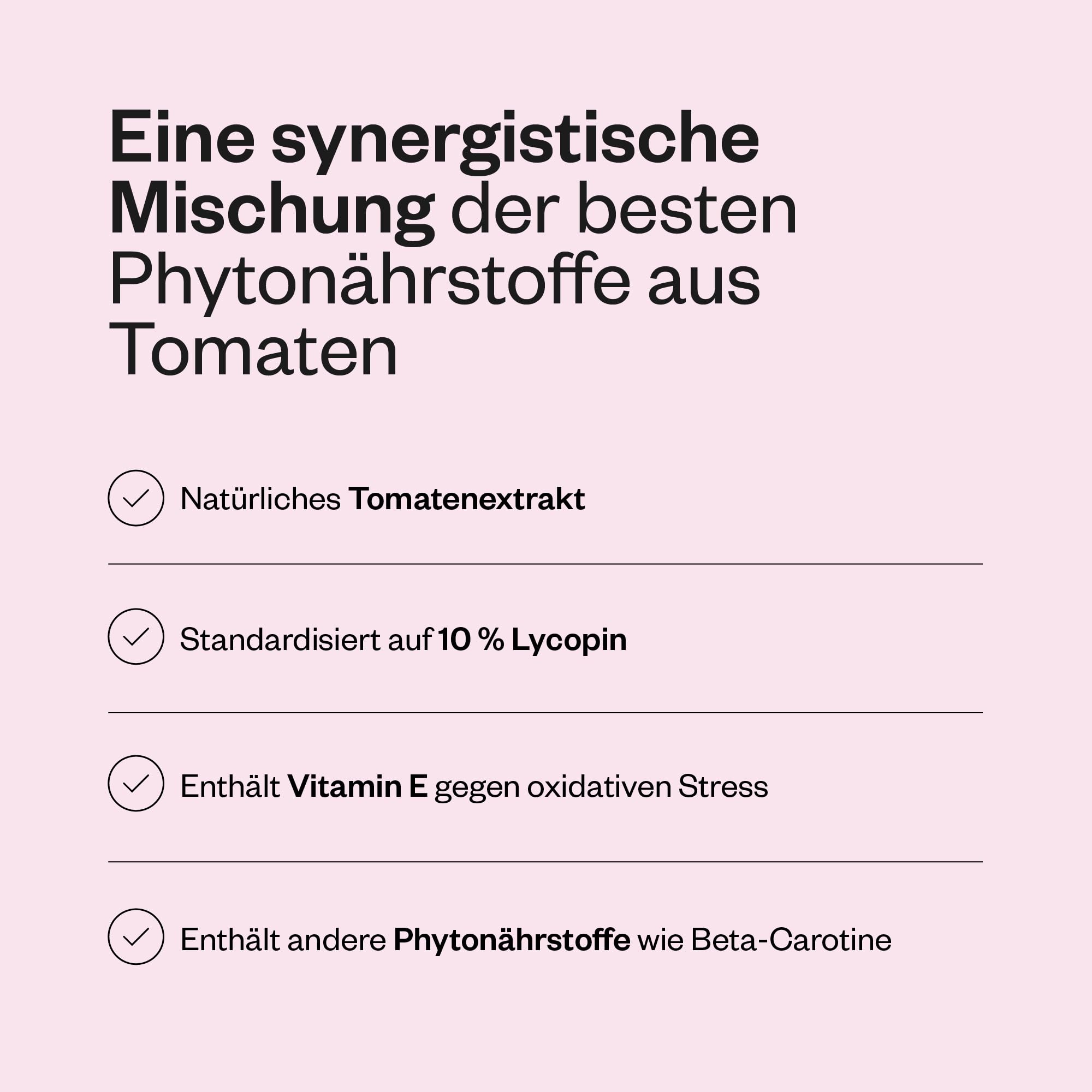 Lycopin - Antioxidativer Stress - 10% konzentrierter Tomaten-Lycopin-Extrakt - Vitamin E - Stimuliert die Blutzirkulation - Vegan - Glutenfrei - SuperSmart