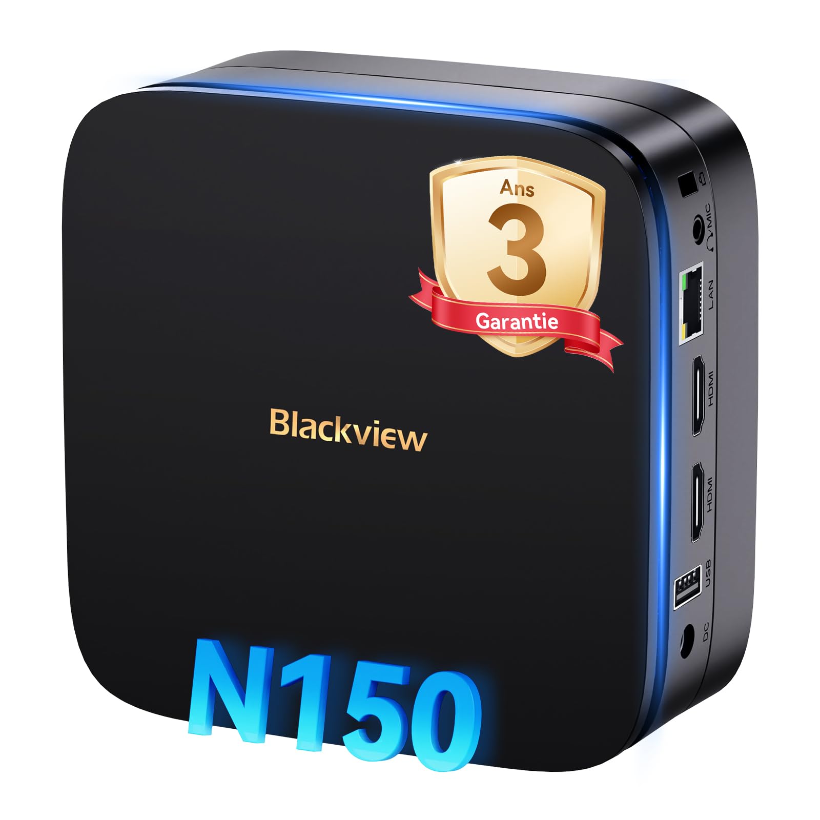 Blackview MP60 Mini PC Win 11 Pro, Intel Twin Lake N150(Mise à