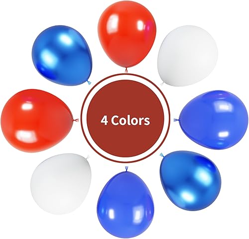 Miniatura 10 de Globos azules y plateados, 50 globos azules, globos metálicos de látex de confeti plateado y plateado de 12 pulgadas para decoraciones de fiestas,