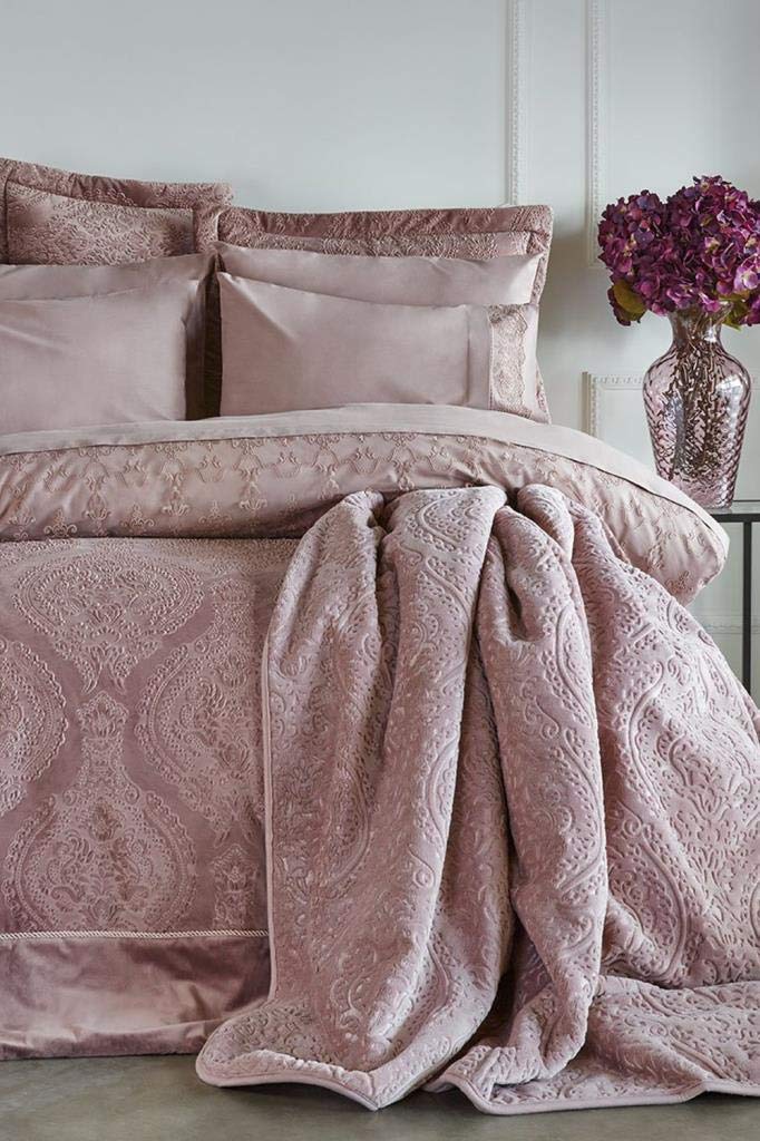 Karaca Mürdüm Yatak Örtüsü