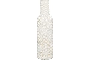 Bamboo Wood Decorative Floor Vase
