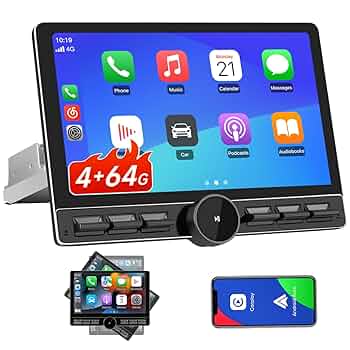 Androidナビ 13インチ 2DIN 4G 64G WiFi Amazon.com: 10.6 Inch Android 13 Single Din Car Radio [4GB