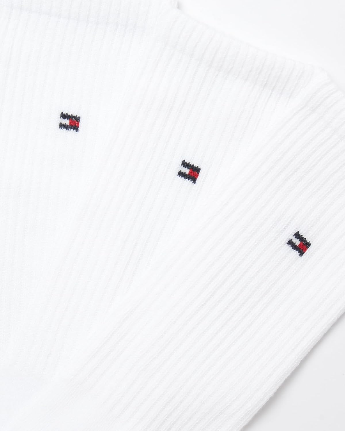 Tommy Hilfiger Mens Crew Socks - 3 Pack Cotton Blend Cushioned Athletic Performance Crew Length Running Socks for Men