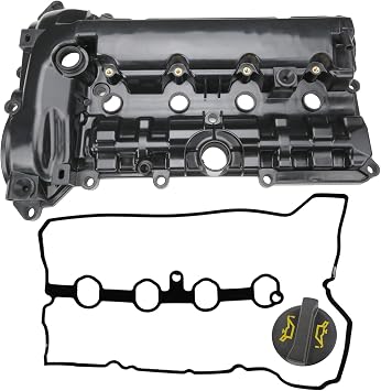MITZONE Valve Cover Compatible with Mazda 3 2014-2018 Mazda 6 2014-2020 CX5 2014-2017 CX-30 2020 2.5L L4 L4 Naturally Aspirated Replace PY0110210A