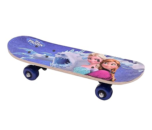 RAJ ENTERPRISE Wood Skating Board for Kids, 3-12 Years (23*6 Inch)(Multicolor)(Frozen)