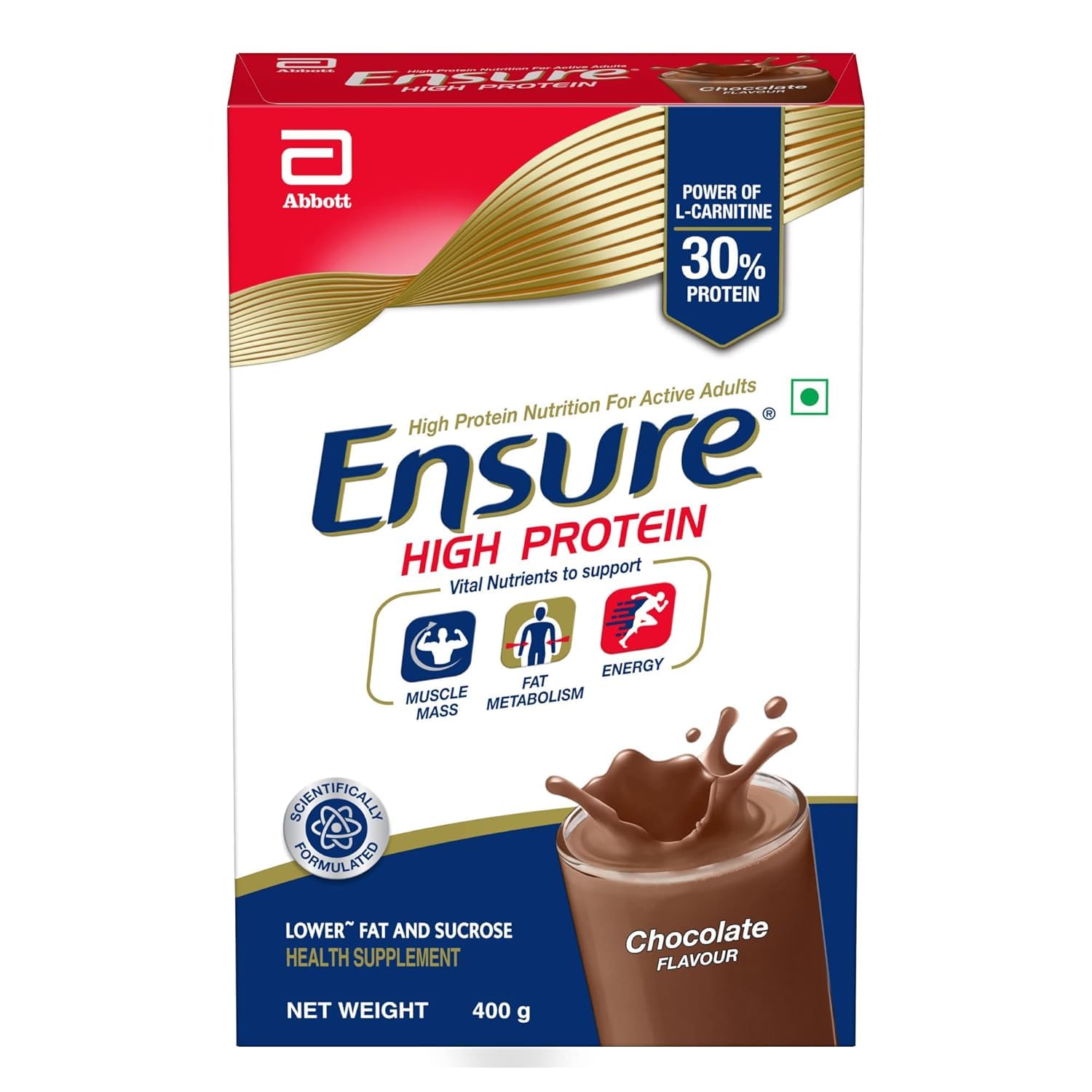 Ensure High Protein Chocolate Powder, 400g