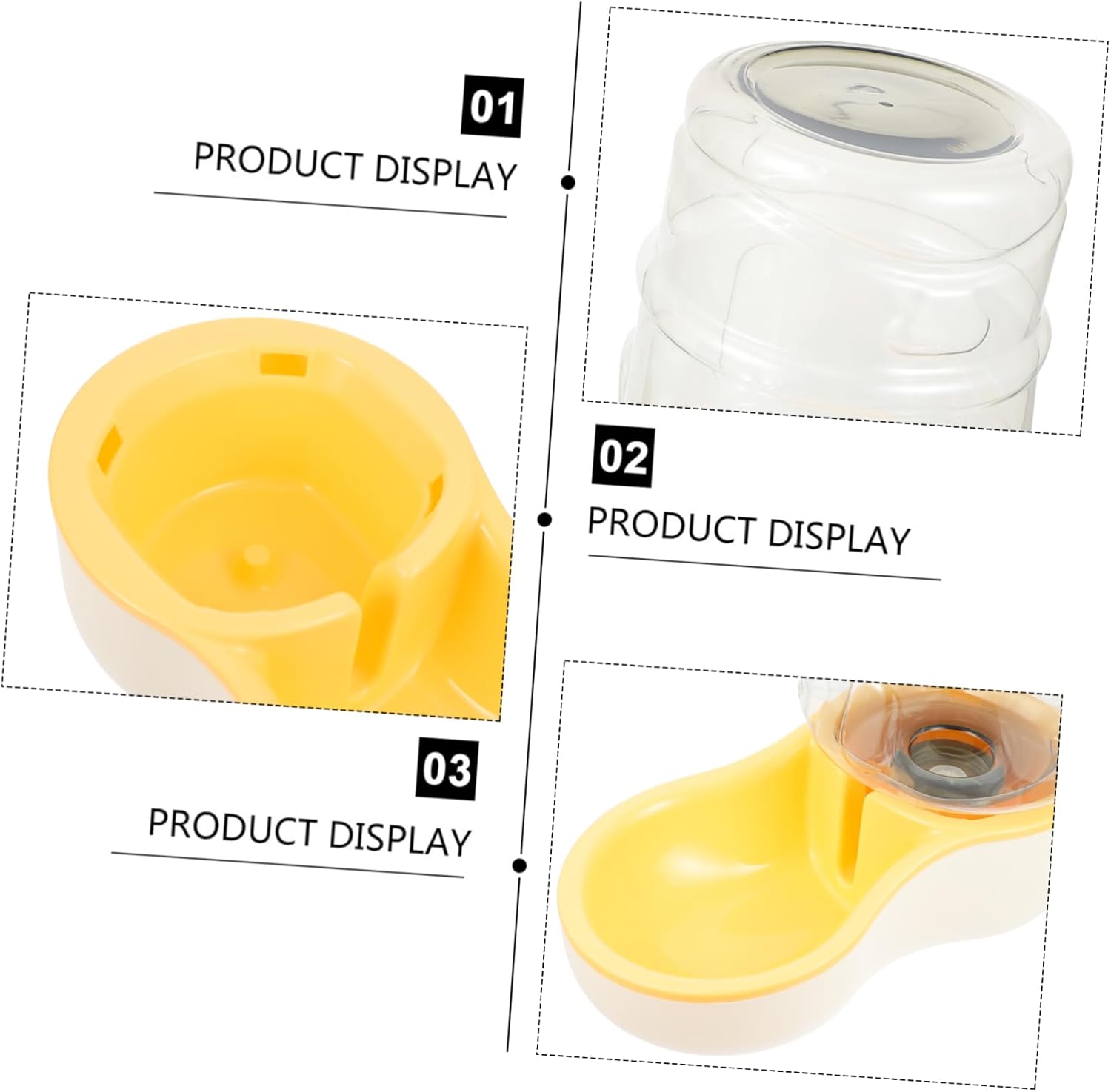 1pc Automatic Pet Water Dispenser for Cats and Dogs Slanted Design Easy to Durable and Break Bowl Slip Base for Steady Feeding