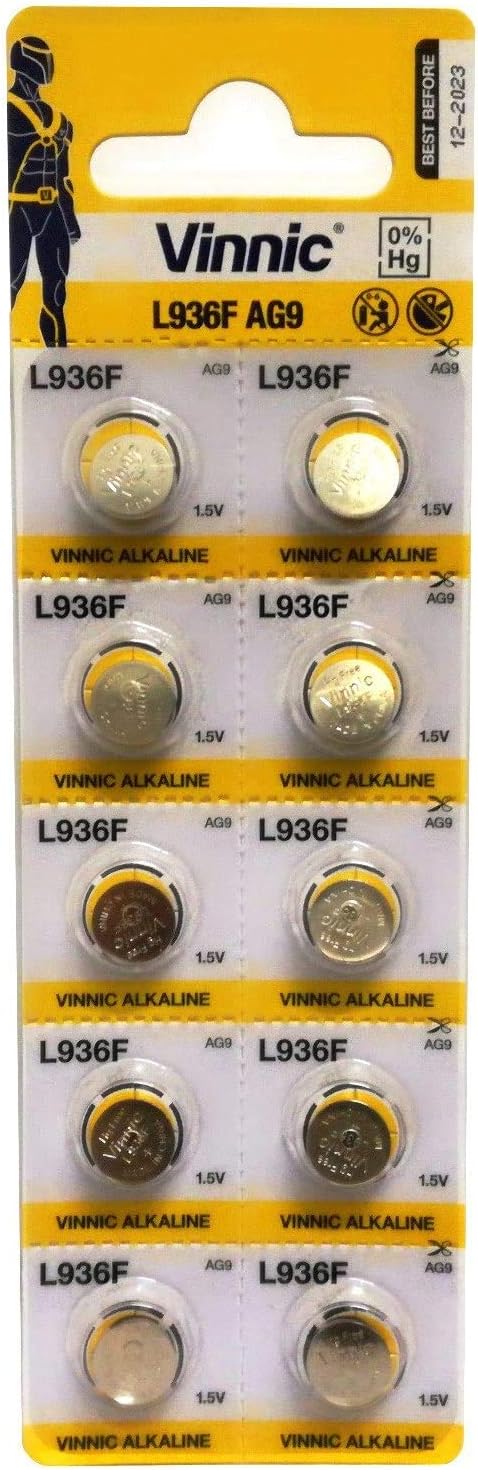 Vinnic10 L626 AG4 G4 LR66 1.5 V Button Cell Alkaline Button Cell Batteries