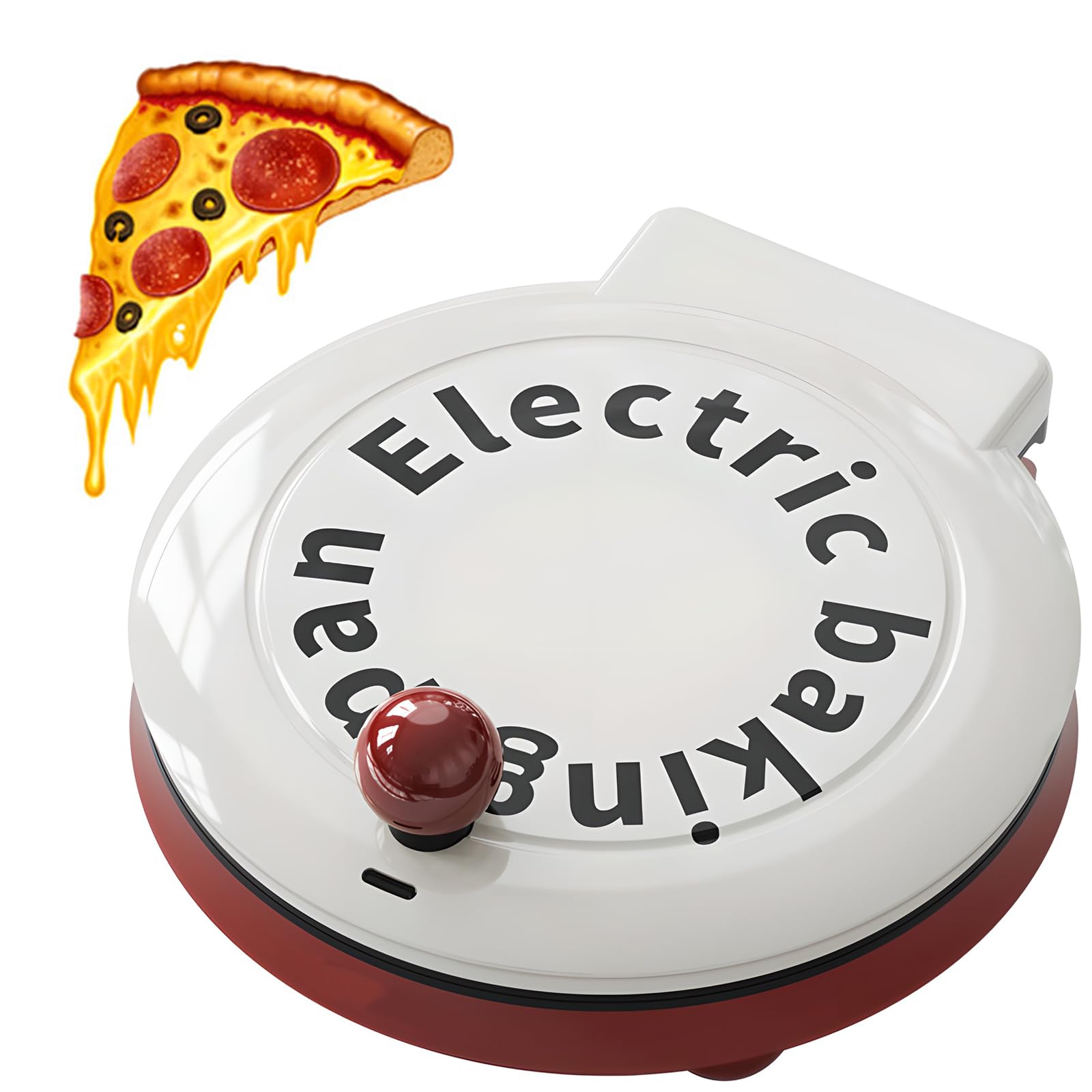 Machine à pizza antiadhésive de 23 cm : nettoyez sans effort après une cuisson double face