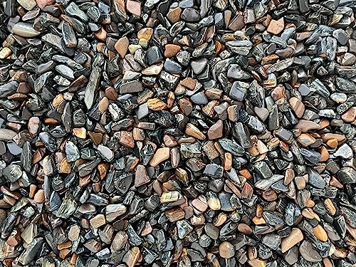 Image of GAF TREASURES 2 oz Lot Natural Blue Tiger Eye Semi Tumbled Gemstone Chips, Crushed Mini Crystals, Undrilled Crystal Chips (Blue Tiger Eye)