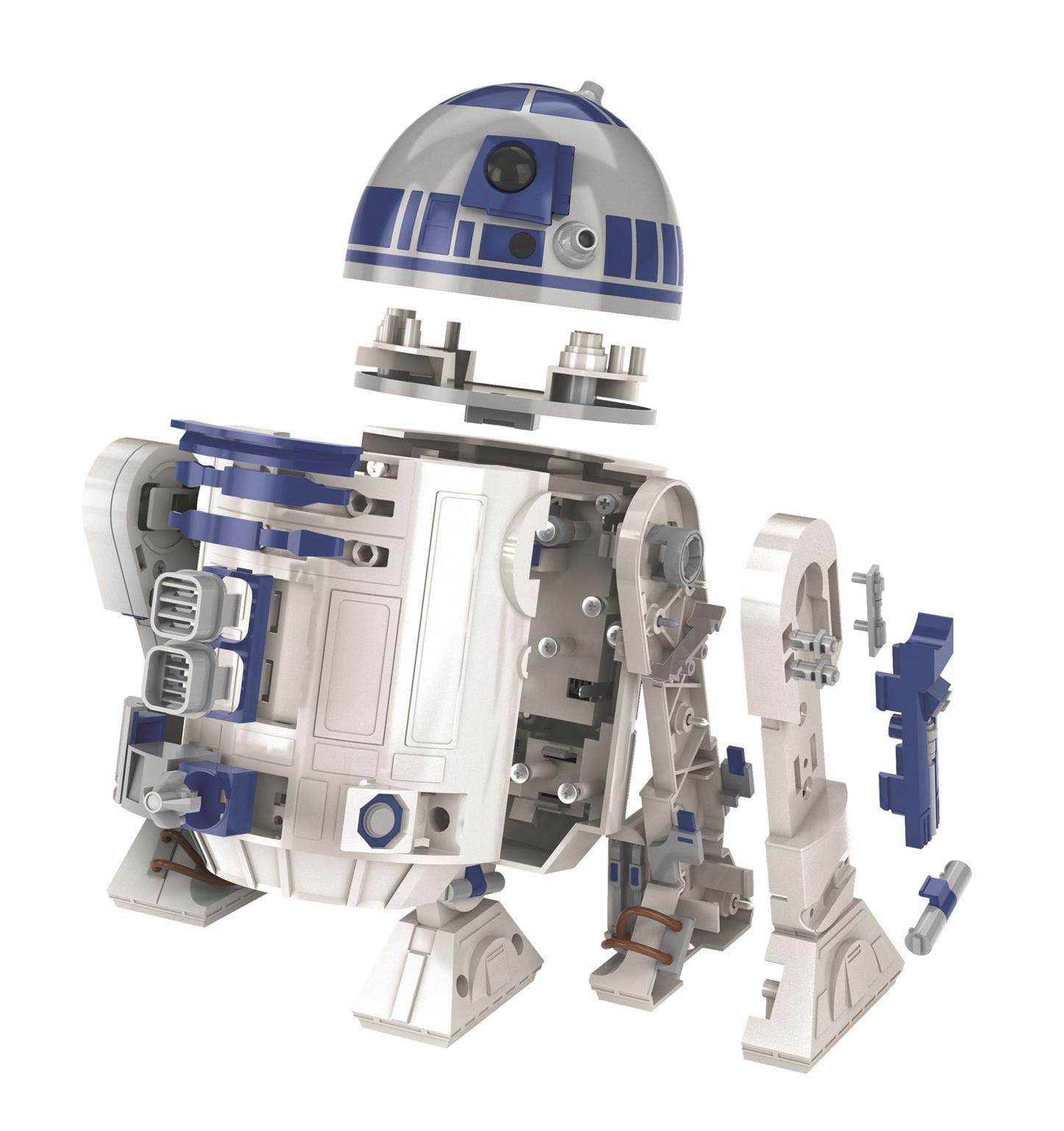 Clementoni - Star Wars R2D2, Kit di Robotica per Costruire e Programmare R2D2, Stimola Abilità Logiche, Lingua Italiana, 19438