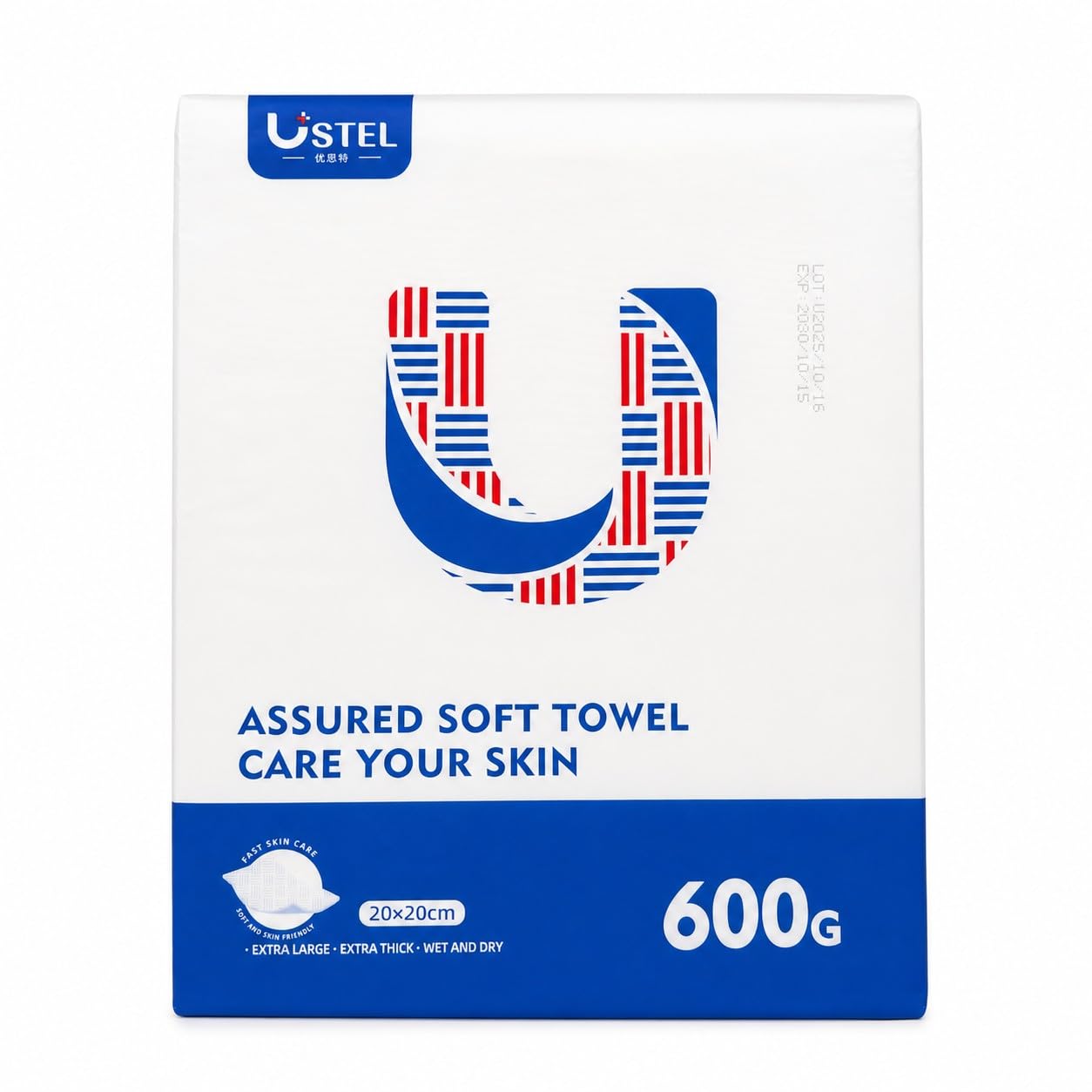 Assured Soft Towel 168 Sheets 20x20cm Wet and Dry Cleansing Cloths-image-9
