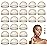 MYKURS Transparent Wig Caps for Women Lace Front, HD Caps for Wig, Brown 24 PCS