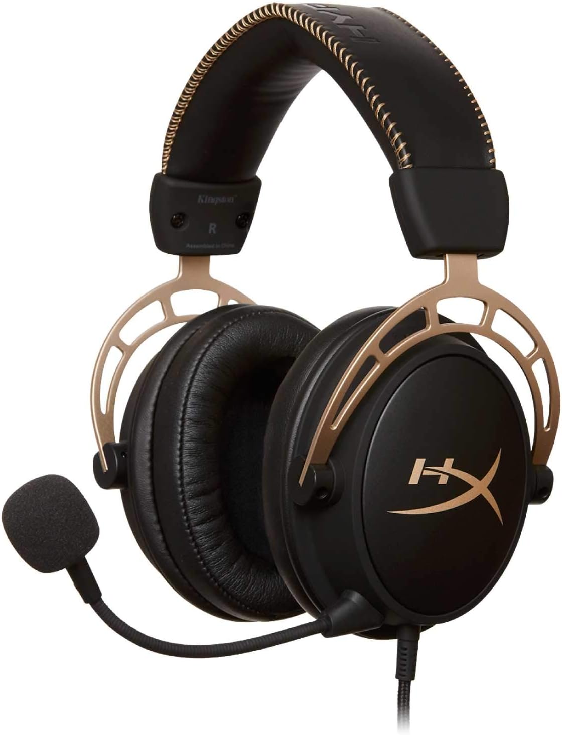 HyperX HX-HSCA-GD/NAP Cloud Alpha Gold - Gaming Headset with In-line volume control