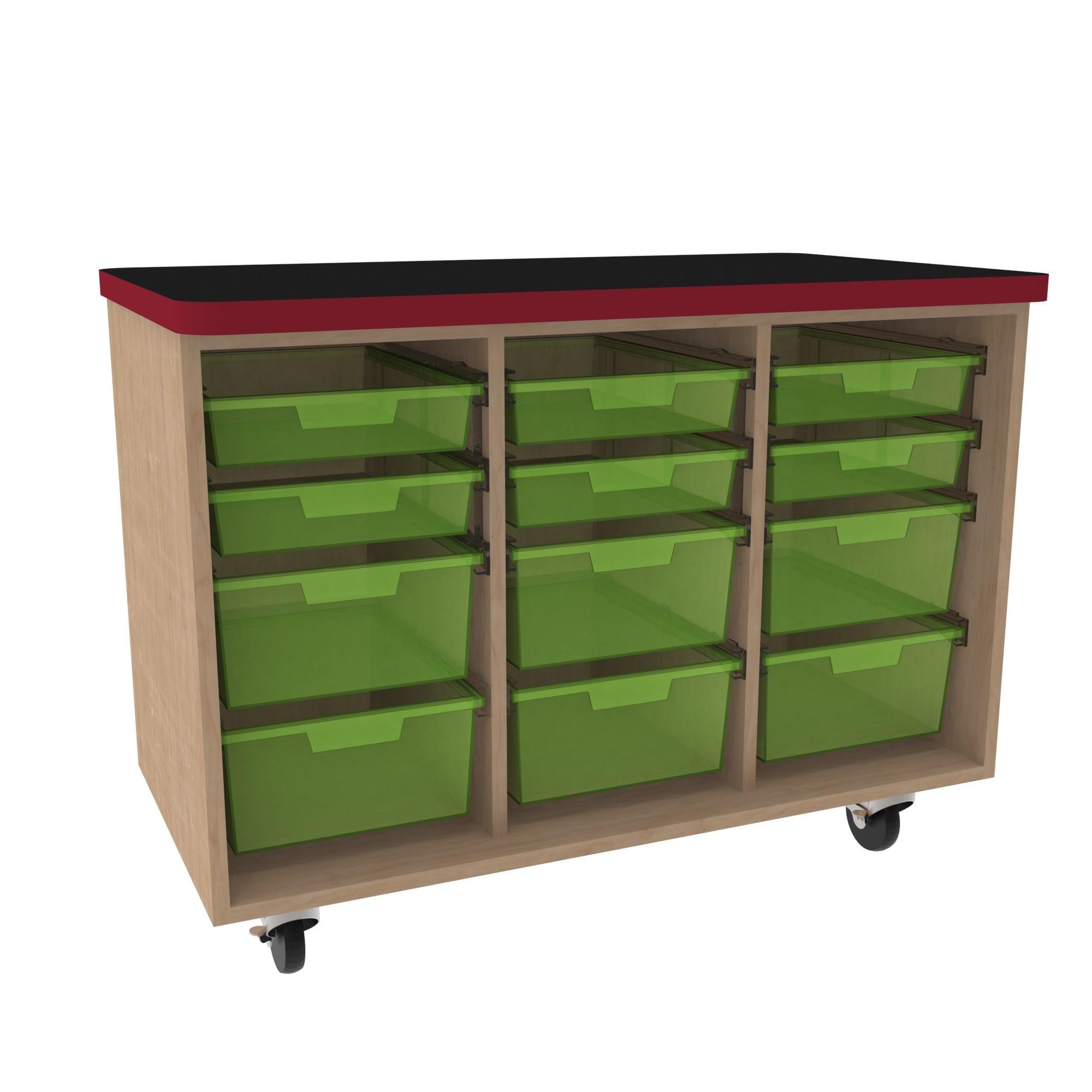 Diversified Spaces Mobile Classroom Storage Tote Cabinet 34