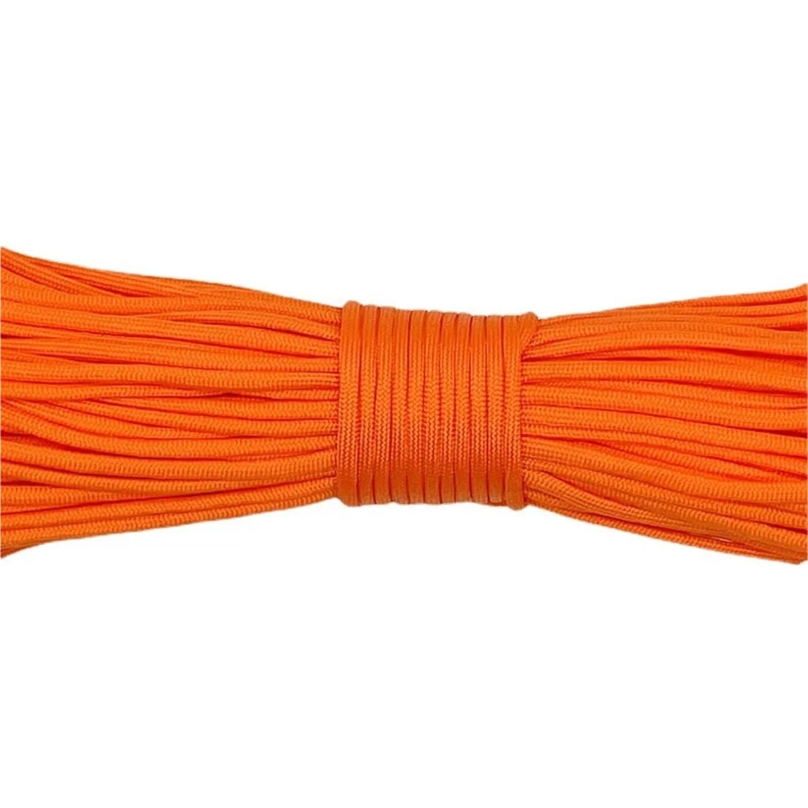 Paracord 5M 10M 20M 31M Paracord 550 Parachute Cord Lanyard Rope 7 Strand Climbing Camping Survival(Orange,5M)