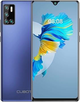 Mobile Phone CUBOT J9 Smartphone SIM Free Android 10 Phones Unlocked 6 2 inche Waterdrop Full Screen 3G Dual SIM 4200mAh Battery 13MP Camera Triple Card Slot UK Version Blue