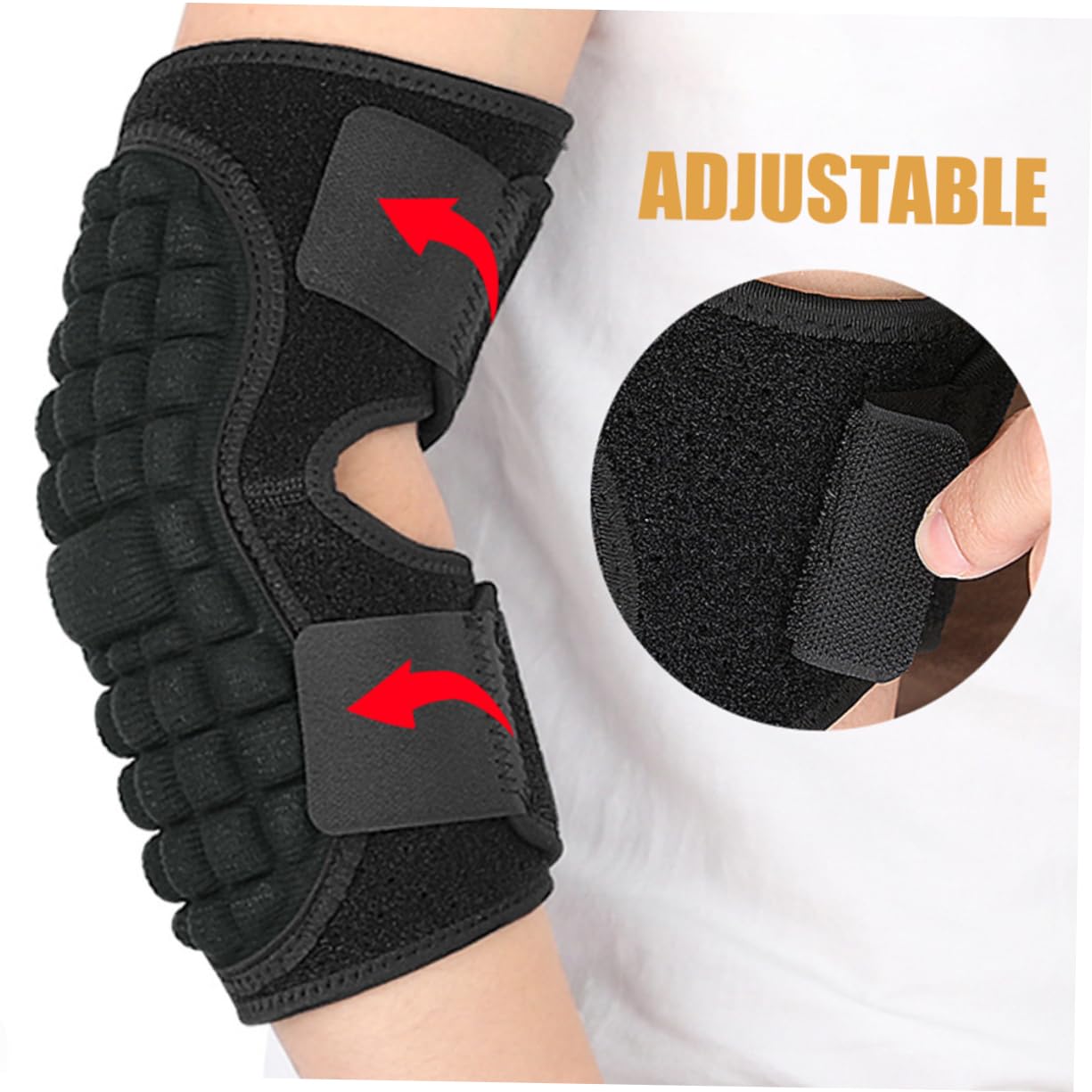 SHERCHPRY Sports Elbow Protector Sleeve Breathable Elbow Support Pad for Basketball Volleyball and Baseball Compression Arm Brace for Enhanced Comfort and Performance