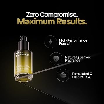 BASED Hair Elixir - Weightless Shine Serum with Heat Protection, Controls Frizz & Flyaways, Nourishes with Meadowfoam & Mongongo Oils, Non-Toxic Formula for All Hair Types (1 Fl Oz, Pack of 1)