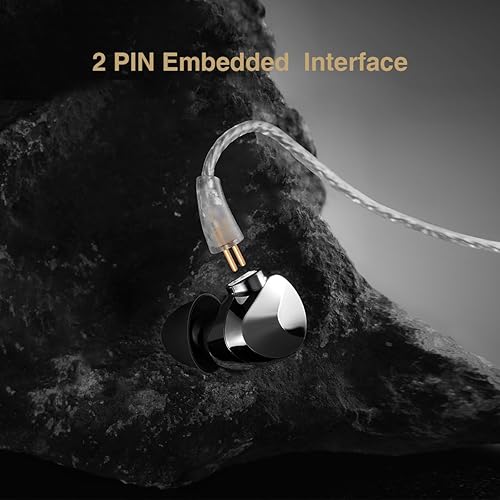 Miniatura 8 de NHB12 - Auriculares con cable para iPhone con amplificadores de auriculares certificado Apple MFi Auriculares intrauditivos sin pérdida con conector