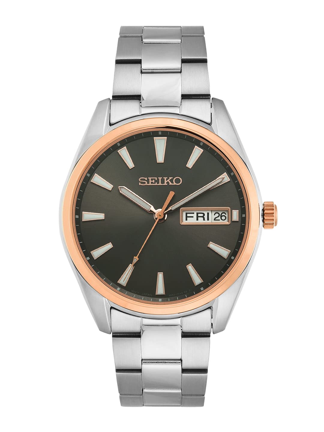 Seiko Stainless Steel Analog Grey Dial Men Watch-Sur344P1, Bandcolor-Silver (B08L6NCN74) Amazon Price History, Amazon Price Tracker
