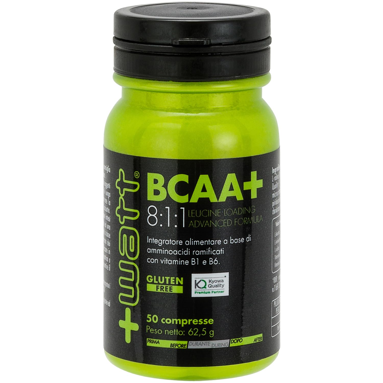 BCAA+ 8:​1:​1 - Integratore di Amminoacidi Ramificati a Sostegno del Recupero Muscolare - Formato: 50 compresse