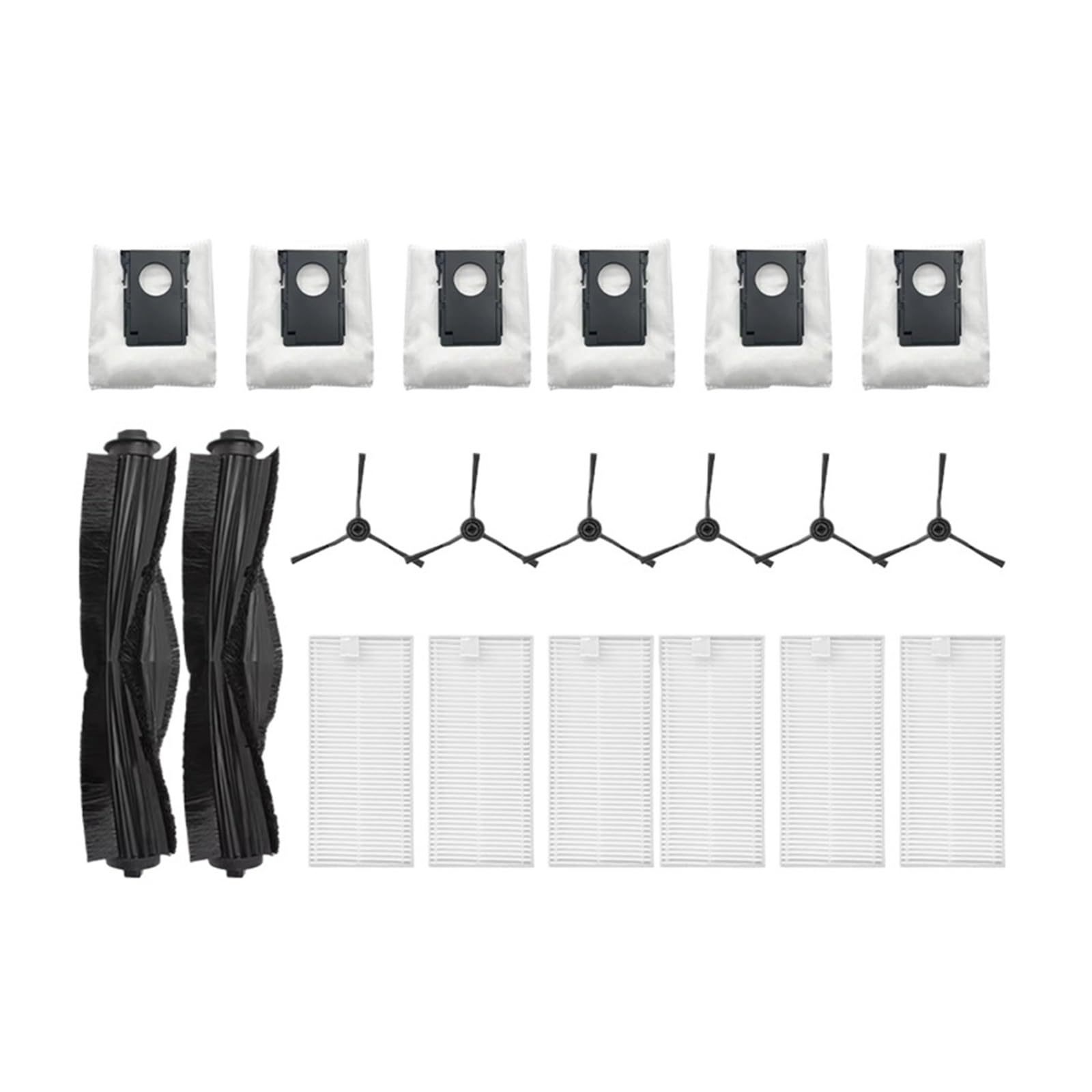 Filtre à brosse latérale Eureka J20 et Midea W20 kit accessoires aspirateur robot