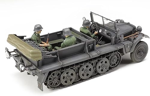 Miniatura 3 de Tamiya Modelos Alemanes 1 Ton Half-Track SD.KFZ.10 Kit