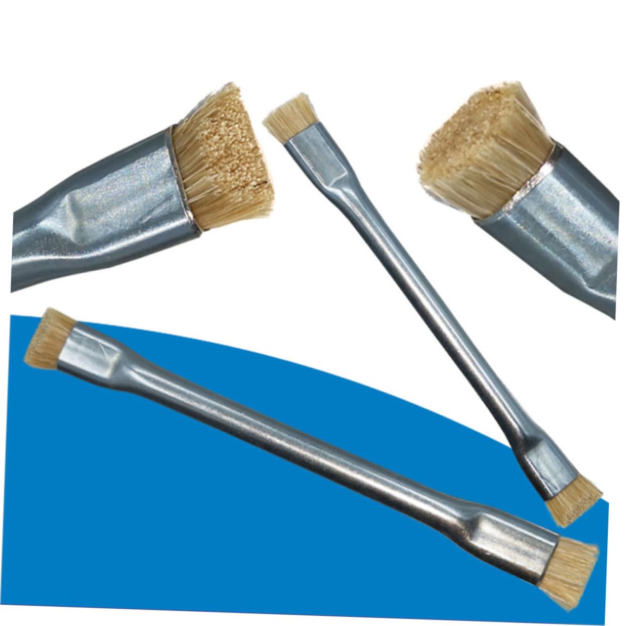 OSALADI Static Brush Detail Cleaning for Phone Computer Silver Portable Cleaning Brush