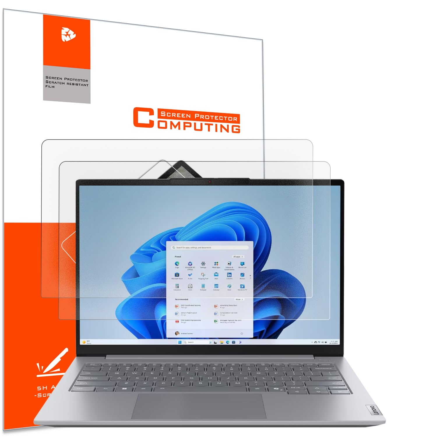2 Pack Anti-Glare Screen Protector for 14" Lenovo ThinkBook 14 G8 IAL,ThinkBook 14 G7/G6+/G6,ThinkBook 14 2-in 1 G5 IAU,ThinkBook Plus G5,ThinkBook 14