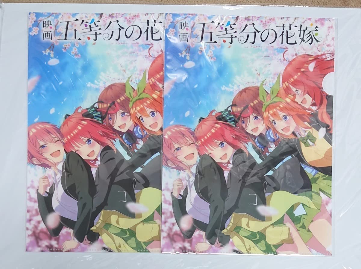 Amazon.co.jp: 五等分の花嫁劇場版映画特典クリアファイル 3枚ムビチケ 