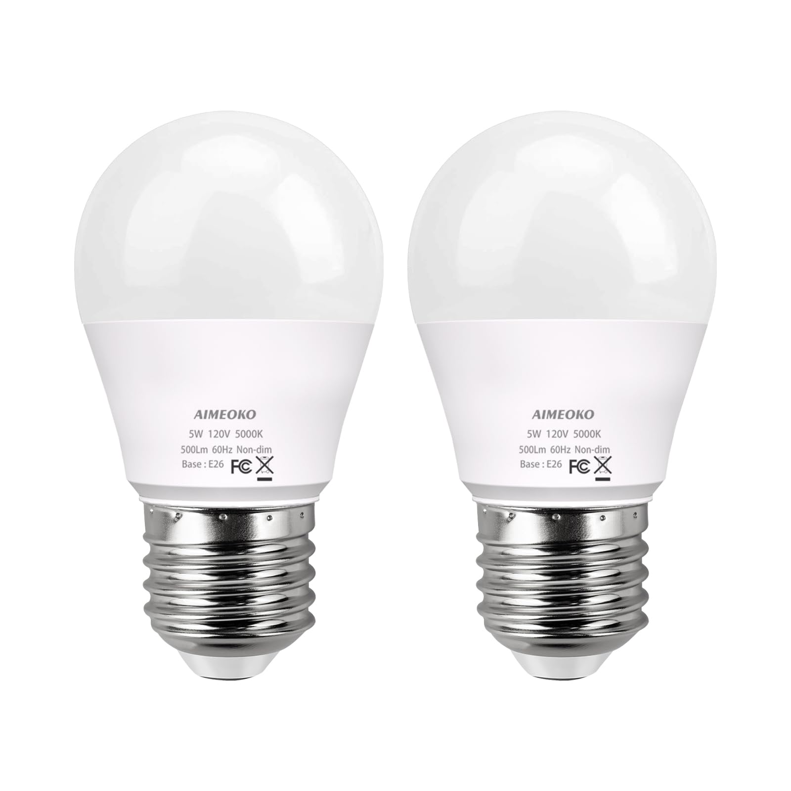 AIMEOKO G45 LED Bulb 5W 5000K 1 Pack (2)