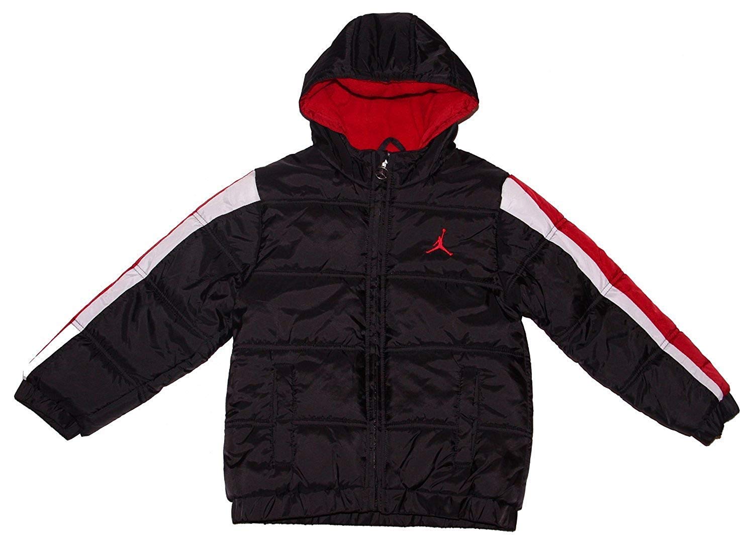 Nike Jordan Air Boys' Puffer Bubble Hooded Jacket