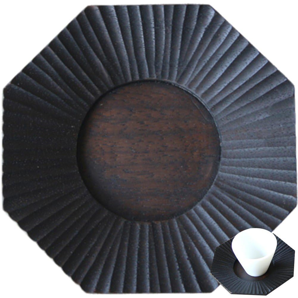 Dessous de verre de table octogonal pour plateau à thé chaleureux